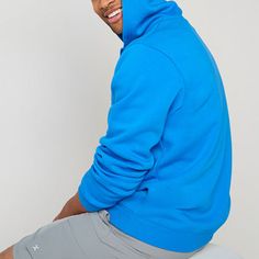 Keep warm while staying cool in this men's zip hoodie from Xersion constructed with quick-dry and moisture-wicking technology. Made from soft cotton-fleece with recycled fabric, this hooded sweatshirt has long sleeves and side slip pockets. Wear it as a lightweight layer over a t-shirt with jeans, active pants, or joggers.Features: Moisture Wicking, Dri FitClosure Type: ZipperFit: Regular FitNeckline: Hooded NeckPockets: 2 Front Slip PocketsSleeve Length: Long SleeveSleeve Style: Drop-Shoulder … Hooded Fleece Sweats For Workout, Blue Hooded Activewear For Outdoor Activities, Fleece Hoodie Activewear For Workout, Fleece Activewear Hoodie For Workout, Fleece Hooded Activewear For Sports Season, Fleece Hoodie For Workout Activewear, Winter Blue Activewear With Drawstring Hood, Sweat Resistant Fleece Hoodie For Workout, Fleece Activewear With Adjustable Hood For Gym