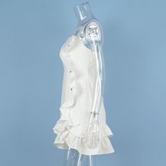 This timeless Pure White Suspender Dress offers an elegant and sophisticated look, crafted from lightweight and breathable fabric. Its delicate fine straps, fitted bodice and flowy skirt are designed to flatter the figure and move with the body, making it perfect for special occasions. Fabric: 65% polyester 35% cotton size(cm） bust Length waist S 86 86 70 M 90 87 74 L 94 88 78 1. Asian sizes are 1 to 2 sizes smaller than European and American people. Choose the larger size if your size between two sizes. Please allow 2-3cm differences due to manual measurement. 2. Please check the size chart carefully before you buy the item, if you don't know how to choose size, please contact our customer service. 3.As you know, the different computers display colors differently, the color of the actual White Mini Suspender Dress With Adjustable Straps, White V-neck Suspender Dress With Adjustable Straps, White Sleeveless Kawaii Dress, White A-line Mini Dress With Adjustable Straps, Mykonos Style, Casual Off-white Ruffled Mini Dress, White Suspenders, Suspender Dress, Flowy Skirt