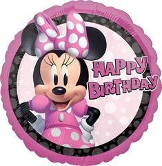 17 Minnie Forever Birthday Foil Balloon by Anagram Birthday Toddler Girl, Happy Birthday Disney, Minnie Mouse Balloons, Happy Birthday Foil Balloons, Toddler Birthday Party, Mickey Mouse Parties, Mickey Mouse Party, Toddler Birthday, Minnie Mouse Party