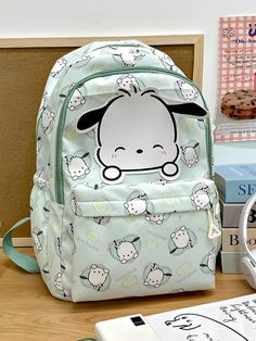 Carry your essentials in this adorable backpack that showcases a playful Hello Kitty design. The spacious compartments and durable construction make it both cute and practical for daily use, adding a touch of fun to your outfit. Kawaii aesthetic Sanrio characters: hello kitty, kuromi, cinnamoroll, pochacco, my melody, pompompurin Zip closure Side water pocket Laptop, tablet pocket inside Size: length 30cm (11.81inch), height 43cm (16.92inch) Aesthetic Sanrio, Hello Kitty Design, Fall Sweaters For Women, Hello Kitty Kuromi, Crop Pullover, Denim Hoodie, Couture Style, Kuromi Cinnamoroll, Jogger Pants Casual