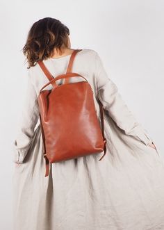 Brown Leather backpack purse, Backpack laptop, rucksack for women, Backpack anti theft, leather backpack men, large backpack, Handmade bags The Harmony collection is designed looking for the perfect fusion between Beauty and Functionality. With highly studied patterns, the leather accessories in this collection breathe Harmony and minimalism, connecting you with a slower, more responsible and aware lifestyle and respecting the environment, helping you to connect with your essence. Each leather b Brown Leather Backpack Purse, Leather Backpack Men, Backpack Handmade, Artisan Bag, Soft Leather Backpack, Leather Backpack For Men, Handmade Backpacks, Brown Leather Backpack, Backpack Laptop