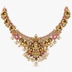 Buy Aditya Temple Antique Necklace | Tarinika Festive Kundan Temple Necklace, Intricate Bridal Necklace For Rituals At Diwali, Festive Kundan Temple Necklace With Intricate Design, Kundan Temple Necklace For Diwali, Festive Chandbali Temple Necklace With Peacock Design, Kundan Temple Necklace For Festivals, Navratri Kundan Necklace For Rituals With Intricate Design, Diwali Kundan Necklace With Intricate Design For Rituals, Kundan Necklace With Intricate Design For Navratri Rituals