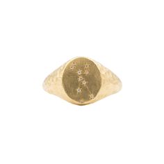 Celestial Signet Ring - Octavia Elizabeth Pinky Signet Ring, Custom Signet Ring, Signet Rings Women, Forever Rings, Diamond Signet Ring, Resize Ring, Signet Rings, Metal Light, Ring Ideas