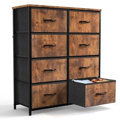 an image of a dresser with drawers