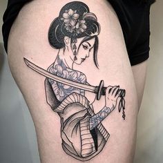 Japanese Girl Tattoo, Klimt Tattoo, Lace Sleeve Tattoos, Japanese Hand Tattoos, Pin Up Girl Tattoo, Tattoo Templates