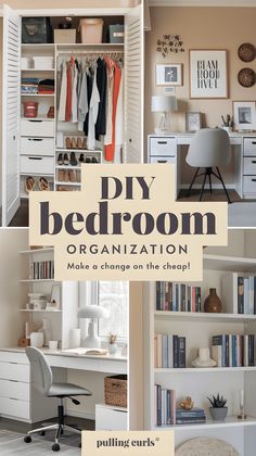 Wondering how to make your small bedroom work for you? Try these bedroom organization ideas for a functional, stylish space. Save this pin to create the best bedroom setup in any tiny bedroom.