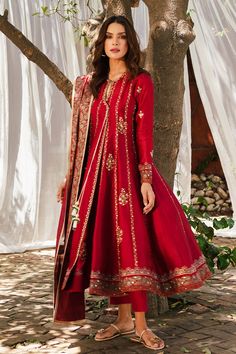 Zaya Luxury Katan Silk Salwar Kameez With Dabka, Luxury Multicolor Salwar Kameez, Luxury Raw Silk Salwar Kameez With Dabka, Luxury Multicolor Churidar With Dupatta, Luxury Long Churidar With Dabka Work, Luxury Brocade Salwar Kameez With Zari Weaving, Luxury Elegant Salwar Kameez With Multicolor Embroidery, Premium Mulmul Dupatta With Zari Work, Luxury Churidar With Dabka Work For Celebration