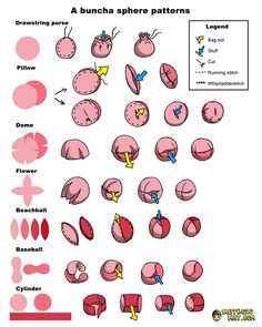 the diagram shows how different parts of the human body are labeled in pink and yellow