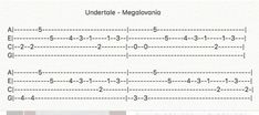 the guitar tabulation is shown in black and white, with numbers on each side