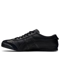 Classic Black Lace-up Walking Shoes, Black Sneakers With Leather Sole For Walking, Black Leather Walking Shoes For Sports, Black Leather Sole Sneakers For Walking, Black Walking Shoes With Leather Sole, Black Walking Shoes With Rubber Sole For Sports, Black Low-top Leather Sole Walking Shoes, Black Leather Walking Shoes, Black Leather Sneakers For Walking