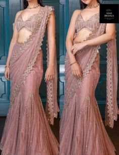 Desi Casual, Beautiful Lehengas, Stitch Saree, Fish Cut, Bridesmaid Lehenga, Lehenga Saree Design, Stitched Saree, Simple Lehenga