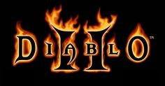 the logo for diablo, an entertainment company that uses fire and flames to spell out