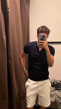 Instagram: ricardorei19 Okd Money Man, Old Money Men Outfit Casual, Mens Nice Dinner Outfit, Summer Fits Men 2024, Summer Outfit Inspo Men, Summer Boys Outfit, Clean Guy Aesthetic, Boys Outfits Summer, Black Polo Outfit Men