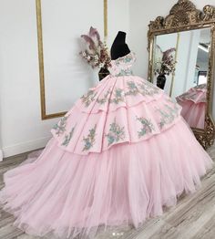 Pink Ball Gown Quinceanera Dress For Sweet 16, Pink Ball Gown For Sweet 16, Princess Sleeveless Quinceanera Dress For Sweet 16, Princess Style Sleeveless Quinceanera Dress For Sweet 16, Pink Sleeveless Quinceanera Dress For Debutante Ball, Sleeveless Princess Quinceanera Dress, Sleeveless Tulle Quinceanera Dress For Sweet 16, Embroidered Fitted Ball Gown For Quinceanera, Sleeveless Quinceanera Dress For Prom Season