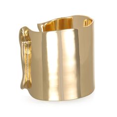 The Reflect Cuff Bracelet is masterfully crafted, with a hand-sculpted, undulating surface that catches the light beautifully. Cleverly engineered to be adjustable, it's as functional as it is fashion-forward.  Measures 2" high.  Materials: Gold- or Silver-plated brass. Golden Accessories, Female Boss, Arm Cuff, Frothing Pitcher, Chic Jewelry, Statement Bracelet, Gold Sequin, Life Magazine, 22k Gold