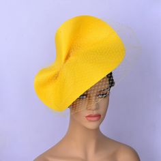 Hello!Welcome to our shop of  365daysCreations product information: Season: All Season Gender:Female Occasion:Party,Wedding,Melbourne cup,Kentucky Derby Material:Veil,PP straw With 1.2cm satin headband at the back Color:yellow Summer Church Fascinator With Short Brim, Summer Curved Brim Fascinator For Church, Summer Church Fascinator, Summer Cloche Fascinator For Church, Summer Church Cloche Fascinator, Chic Costume Hats And Headpieces For Church In Spring, Yellow Short Brim Fascinator For Church, Yellow Church Fascinator With Short Brim, Royal Ascot Event Costume Hats And Headpieces