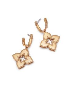 Roberto Coin 18K Rose Gold Petite Venetian Black & White Diamond Drop Earrings Roberto Coin Earrings, Roberto Coin, Diamond Drop Earrings, Diamond Drops, Online Earrings, Black Rose, 18k Rose Gold, White Diamond, Rose Gold Ring