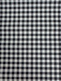 Black, White, Checkered, Gingham, Cotton, Drapery, Upholstery, Bedding, Printed Fabric By the Yard Black Gingham Tablecloth, Cotton Gingham Fabric, Black And White Plaid Fabric, Blue Gingham Fabric, Chevron Furniture, Quilt Fabric Collections Black, Chevron Wallpaper, Gingham Fabric, Drapery Panels