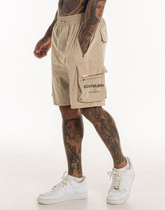 Designed for all-day wear, the Spear Shorts offer the functionality of a workout short, with the style for all season wear - Technical Four-Way Stretch - Nylon Stretch Fabric - Reinforced Stitching - Drawcord Ribbed Waistband - Knee Length 87% Nylon, 13% Elastane Workout Short, Joggers Track Pants, Taupe Grey, A Workout, Jogger Sweatpants, Tight Leggings, Sport Shorts, Long Sleeve Hoodie, Black Leggings