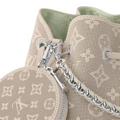 LOUIS VUITTON® - Bella - Quartz Louis Vuitton Shoes Women Louis Vuitton Official, Louis Vuitton Official, Feminine Design, Leather Handle, Cowhide Leather, Louis Vuitton Bag, Matcha, Calf Leather, Bucket Bag