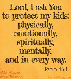 an image with the words lord, please help me to remember the power of my words and attributes on my children's hearts