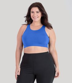 High-Tech Fabric 90% Micropolyester 10% Spandex Moisture wicking technology built into the fabric No wrinkles, machine or hand wash and within hours will be clean and dry Design Details Provides four way stretch that moves easily with you during any activity Barely there feeling makes this a favorite for everyday wear Racerback design offers more support Moisture wicking plus size bras keep you cool and dry at your base layer This plus size bra is a perfect for yoga Made in the USA Plus Size Athletic Wear, Plus Size Yoga, Lounge Bra, Plus Size Sports Bras, Plus Size Workout, Comfortable Bras, Tank Top Bras, Racerback Bra, Plus Size Bra