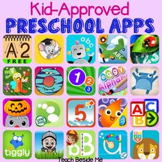 100 Best Learning Apps by Subject – Teach Beside Me Educational Apps For Toddlers, Preschool Apps, Preschool Curriculum