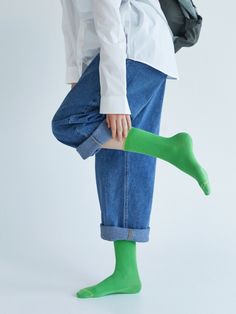 Editor's NoteSOCKS APPEAL is a brand that presents lively and pleasant daily wear.- Ribbed socks set- Bright and vivid color used- Soft and comfortable to wear- Daily point itemMeasurements (in.)- Medium Size: KR 230MM - KR 275 (US 6 - 10.5)Composition & Care- 78% Cotton, 19% Polyester, 3% Polyurethane- Do not squeeze- D not bleach- Do not tumble dryDesigner- by SOCKS APPEAL Casual Green Socks For Winter, Casual Green Winter Socks, Green Summer Socks, Stretch Green Summer Socks, Stretch Green Socks For Summer, Trendy Green Socks For Spring, Trendy Green Cotton Socks, Green Cotton Summer Socks, Comfortable Green Stretch Socks