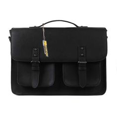 Classical-Messenger-Bag-Front Stylish Work Bag, Cute Messenger Bags, Black Leather Messenger Bag, Messenger Bag Leather, Vintage Messenger Bag, Delivery Bag, Small Messenger Bag, Essential Items, Black Leather Bags