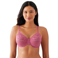 PRICES MAY VARY. Seamless underwire minimizer bra Full coverage cups of supportive lace with sheer mesh lining Underwire minimizer bra reduces the bustline up to one inch Elastic at neckline and underarm for a comfortable fit Band lined with soft sheer stretch mesh for added comfort Minimizer Bra, Minimiser Bra, Lounge Lingerie, Bra Panty, One Inch, Visual Effects, Bra Lingerie, Comfort Fit, Lingerie