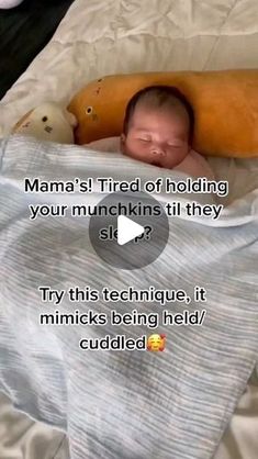 a baby is sleeping in a bed with stuffed animals