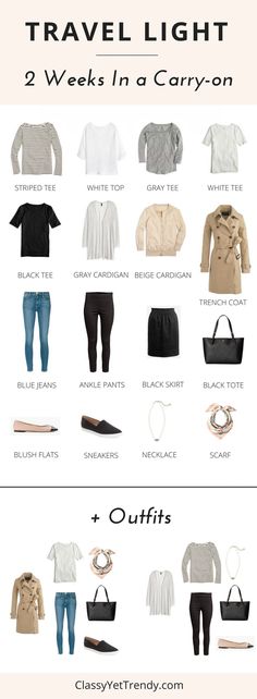 Travel Light: 2 Weeks In a Carry-on - Classy Yet Trendy Classy Yet Trendy, Fall Fashion Coats, Blue Trench Coat, Travel Capsule Wardrobe, Travel Clothes Women, Scarf Outfit, Travel Bags For Women, Lady Fashion, Paris Outfits