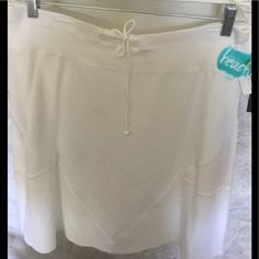 Nwt Just In Time For The Hot Weather Cotton Knit With Drawstring Waist! Has Modal Panels That Have Light Stretch. Waist Is 16 1/2" X2 And Length Is 21 1/2"Shipped From Our Smoke Free Home Same Or Next Day. Thank You Gift Bundles Welcome No Lowball Offers Blessings Namaste Fitted Casual Tennis Skirt For Beach, Casual Fitted Tennis Skirt For Beach, White Stretch Swim Skirt For Spring, Beach Tiered Skort With Stretch, Short Relaxed Fit Swim Skirt For Spring, Short Relaxed Swim Skirt For Spring, Tiered Stretch Swim Skirt For Beach, Casual Relaxed Mini Swim Skirt, Casual Relaxed Fit Mini Swim Skirt