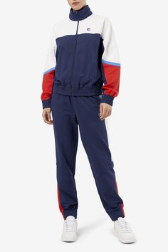 LW211168-410-XS. embroidered F-Box patch logo. zippered front. welt pockets. elastic bottom hem and sleeve cuffs. Style # LW211168.  Division: Apparel.  [Women > Heritage Apparel > Sweatsuits & Tracksuits;New > Shops > Classics;New > Shops > Matching Sets;Women;Women > Heritage Apparel;Women > Heritage Apparel > Jackets & Outerwear] Tracksuit Set, Track Jacket, Track Jackets, Welt Pockets, New Shop, Welt Pocket, Outerwear Jackets, Matching Sets, Front Zipper