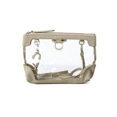 With a multi-purpose design, our Sharon Clear Crossbody is an essential. This clear bag has endless uses—as a clear bag for stadiums, or remove the strap and use for makeup , toiletries, diaper bag essentials, or as a storage option inside larger handbags, totes, duffle bags and suitcases. Need something smaller? Look at our Sharon Mini Clear Crossbody! Features Beautiful leather trim: Our buttery soft leather trims the bag in colors you’ll want to keep packing. ﻿Removable strap: ﻿Use the includ Diaper Bag Essentials, Laptop Travel Bag, Handbag Stores, Bag Essentials, Clear Bag, Duffle Bags, Large Handbags, Clear Bags, Essential Bag