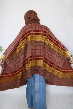 Keep warm in this thick sweater shawl. It’s wide, plaid pattern makes it a modern yet classic addition to your style arsenal. The hood makes it magical. One Size Fits All Hooded Shawl, Sweater Shawl, Thick Sweater, Thick Sweaters, Plaid Pattern, Keep Warm, Pattern Making, Arsenal, One Size Fits All