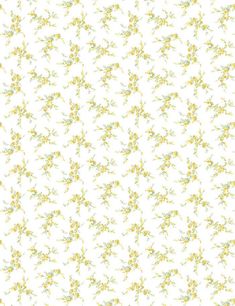 a white background with yellow flowers on it