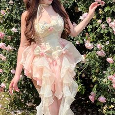 Vendor: KawaiiMoriStore Type: Price: 9.99 - 69.99 (5 variants) Sweet and Sexy Mature Pastel Princess Lolita Dress ON833 🌟🎀Upgrade your wardrobe with the Sweet and Mature Pastel Princess Lolita Dress - the perfect dress for every kawaii lover!🎀🌟 This cute and unique Lolita dress features a sweet and mature pastel princess design that will make you feel like a real-life princess. The high-quality material ensures both durability and comfort, while the cute and girly design adds a… Fairytail Outfits, Majestic Outfits, Slay Dresses, Coquette Dresses, Pastel Princess