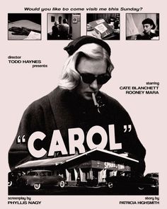 Carol Poster, Rooney Mara Carol, Cate Blanchett Carol, Todd Haynes, Catherine Élise Blanchett, Poster Room, Girl Movies, Cinema Posters, Cult Movies