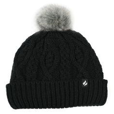 Stay warm this winter with this Women's Heat Holders Heatweaver Lined Cable Knit Pom Hat.Stay warm this winter with this Women's Heat Holders Heatweaver Lined Cable Knit Pom Hat. How do you accessorize? Check out our ACCESSORIES GUIDE for essential tips to elevate your style with must-have accessories.FEATURES Advanced thermal yarn for warmth and softness HeatWeaver thermal lining keeps you warmer for longer Comfort fit top for superior fit and appearance.FABRIC & CARE Machine wash Acrylic, poly Winter Beanie For Cold Weather, Knit Beanie For Cold Weather In Winter, Knit Beanie For Winter Cold Weather, Winter Knit Beanie For Cold Weather, Crochet Beanie For Cold Weather And Winter, Winter Crochet Beanie Hat For Cold Weather, Casual Black Crochet Hat For Winter, Winter Hats For Cold Weather, Warm Beanie For Winter Cold Weather