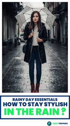 Stay fashionable even when the skies are gray! Discover essential rainy day outfits that keep you dry and chic. From trendy rain boots to cute umbrellas, learn what to wear on those drizzly days.
#RainyDayEssentials #RainwearFashion #StayChic #WeatherReady #WhatToWear #FashionInspo Trendy Rain Boots, Rainwear Fashion