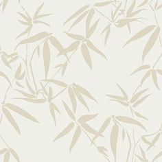 a wallpaper with bamboo leaves on it