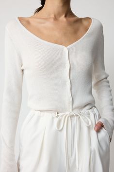 The essential spring button down v neck cardigan. Plunged neck line with ribbed cuffs and hemline. It's a soft lightweight cardigan. Baggy Bottoms, Matching Separates, Colorful Maxi Dress, Cute Outfit Ideas, Contemporary Wardrobe, Cool Summer Outfits, Fresh Summer, Chunky Wool, Lightweight Cardigan