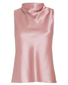 Trendy Fashion CUSHNIE Silk High Neck Draped Blouse SZ 10, Womens Clothing Silky Shirt, Personal Values, Draped Blouse, High Neck Blouse, Diamond Heart Pendant Necklace, Work Dresses, Mock Neck Top, Personal Brand, Silk Top