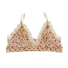 Step into a world of comfort and style with our Ivory Mesh Floral Lace Bralette! This piece features an intricate floral print that gives it a trendy edge, while the mesh lace material offers a chic feminine touch. Designed with a versatile fit, this bralette effortlessly complements every outfit, while the comfortable materials are perfect for lounging around the house or even wearing it to bed. The soft, breathable fabric ensures you remain cool and offers unrivaled comfort throughout the day. Feminine Spring Lace With Lace Trim, Feminine Cream Lace With Lace Trim, Feminine Crochet Lace For Spring, Feminine Crochet Lace, Feminine Cream Lace, Feminine Cream Lace Top With Lace Trim, Feminine Summer Lace With Contrast Details, Feminine Summer Contrast Lace, Summer Feminine Contrast Lace