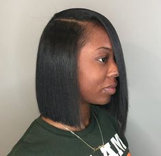 Side Part Long Bob Weave Black Women, Glue In Bob Weave Black Hair, U Part Bob Wig With Leave Out, Bluntcut Bob Black Women Side Part, Bluntcut Bob Quickweave, Weave Bob Hairstyles, Straight Bob Hairstyles, Angled Bob Hairstyles, Haircut Pictures