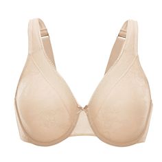 Instead of lamenting on outdated style intimate wear collection, try out this full coverage minimizer bra to add inner excitement to your outer style. The bra comes in a pleasing beige color. This bra looks lovely and the polyamide and spandex material is fine in quality ensuring ultimate comfort. Featuring a back closure, this everyday bra has a special area for creating a one-of-a-kind look.

Specifications
Brand Name: GeraldBlack
Obscene Picture: No
Sexually Suggestive: No
Bra Style: Minimize Outer Style, Minimizer Bra, Bra For Women, Minimiser Bra, Bra Style, Everyday Bra, Bra Styles, Lace Bra, Beige Color