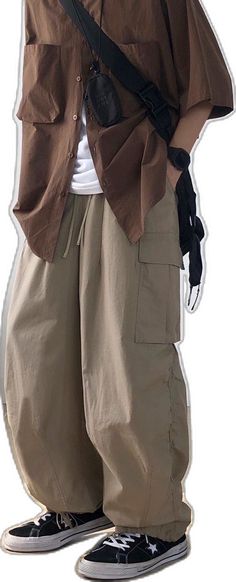 Casual Full Length Oversized Bottoms, Khaki Oversized Pants With Pockets, Baggy Wide Leg Khaki Bottoms, Oversized Khaki Pants With Pockets, Casual Oversized Straight Leg Cargo Pants, Oversized Straight Leg Cargo Pants, Oversized Wide Leg Utility Pants, Oversized Wide Leg Utility Bottoms, Utility Oversized Wide Leg Bottoms