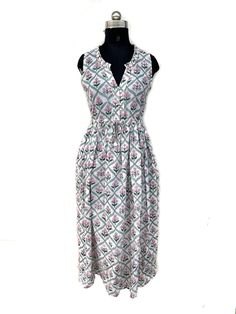 Beautiful Summer Dress,Cotton Dress,Hand Print Dress,Handblock Dress,Cotton Indian dress,Flapper Dress, Sketer Dress,Circle Dress,Summer Long Gown Indian, Feeling Groovy, Beautiful Summer Dresses, Circle Dress, Beautiful Dress Designs, Printed Dresses