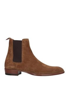 Brown Chelsea Ankle Boots With Suede Lining, Brown Suede-lined Chelsea Ankle Boots, Fall Chelsea Boots With Rubber Sole And Calf Leather, Fall Chelsea Boots With Calf Leather And Leather Sole, Saint Laurent Boots, Tommy Hilfiger Outfit, Mens Khakis, Fashion And Design, Sneakers For Sale